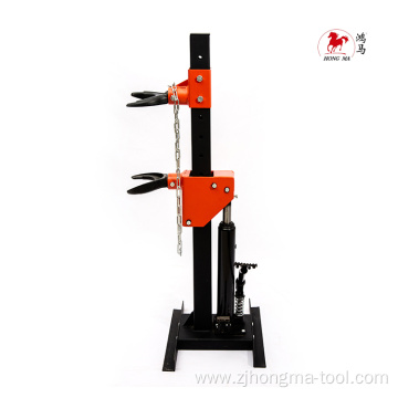 Hydraulic strut spring compressor